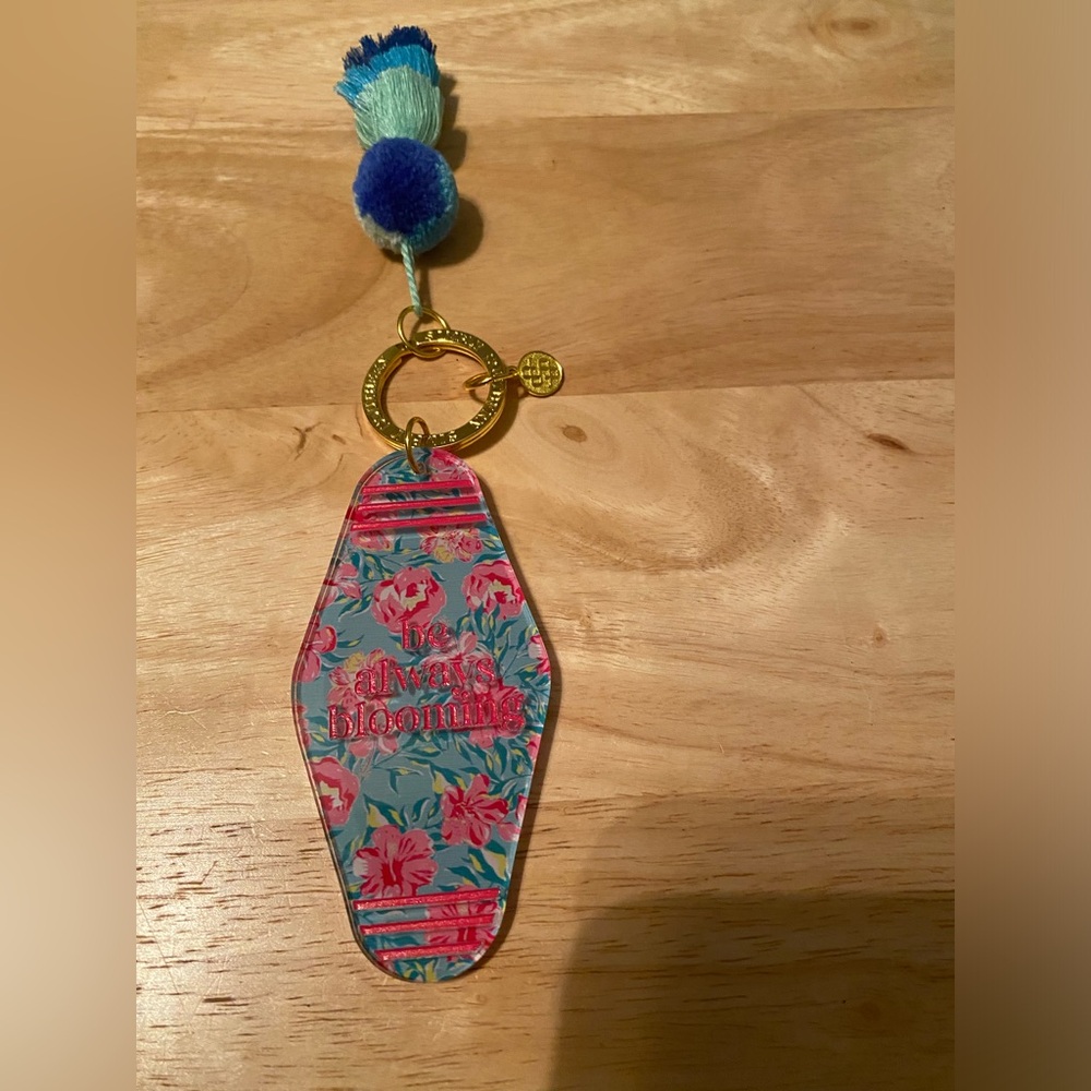 Simply Southern Acrylic Key Chain Be Always Blooming
